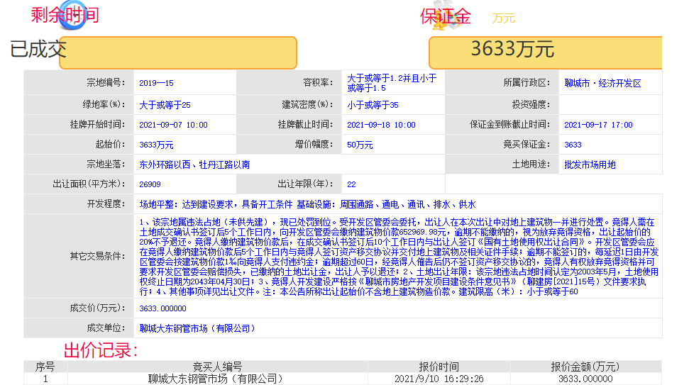 土拍播报|2021-104#宅地由财信东宸置业有限公司摘得