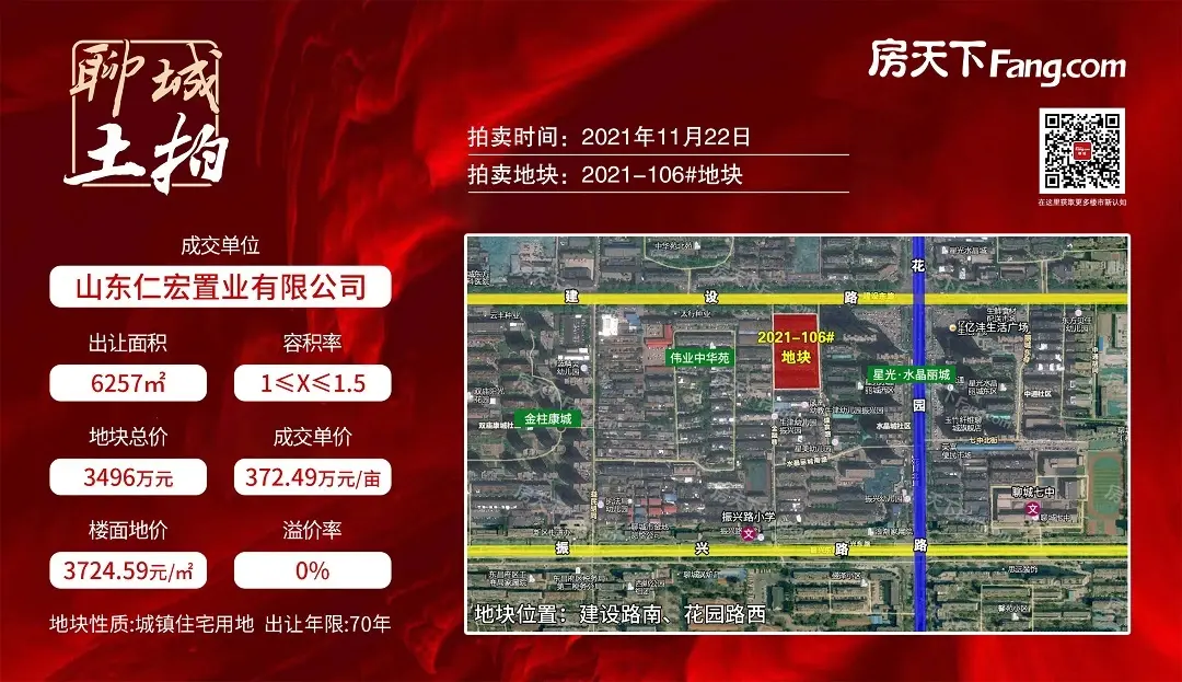 今日土拍丨三宗地块底价成交 两宗为宅地