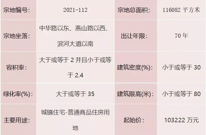 开发区前期流拍地块2020-112#地块再次挂出！